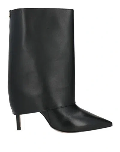 Cosmoparis Woman Ankle Boots Black Size 9 Leather