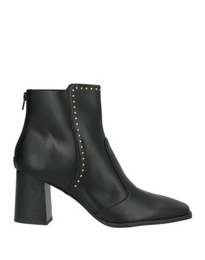 Cosmoparis Woman Ankle Boots Black Size 9 Synthetic Material