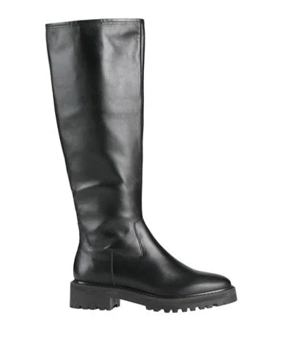Cosmoparis Woman Boot Black Size 5 Leather