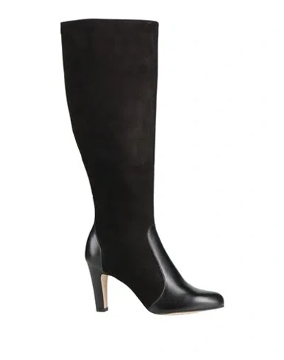 Cosmoparis Woman Boot Black Size 6 Leather