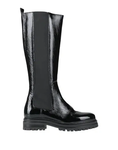 Cosmoparis Woman Boot Black Size 9 Leather