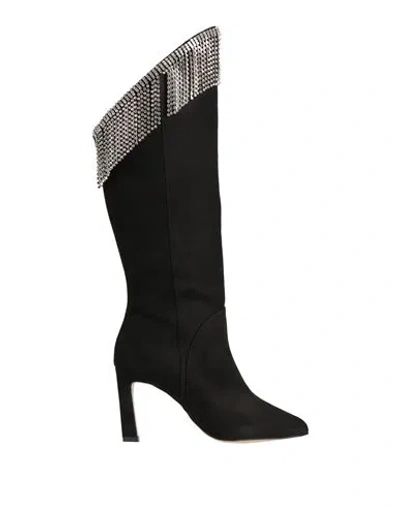 Cosmoparis Woman Boot Black Size 9 Leather