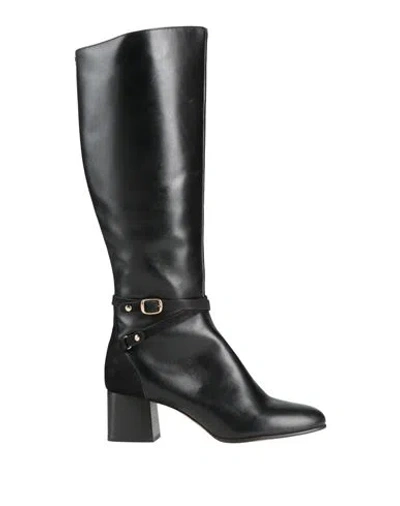 Cosmoparis Woman Boot Black Size 9 Leather