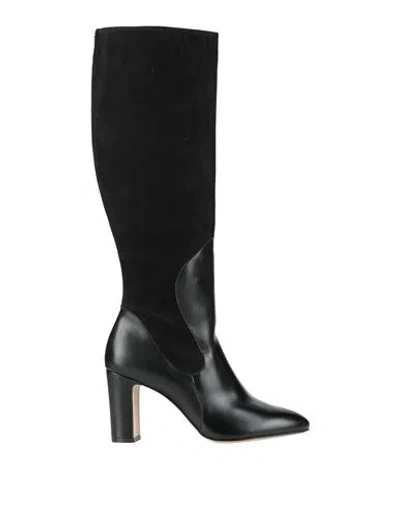 Cosmoparis Woman Boot Black Size 9 Leather