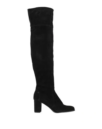 Cosmoparis Woman Boot Black Size 9 Leather