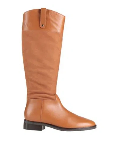 Cosmoparis Woman Boot Brown Size 9 Leather