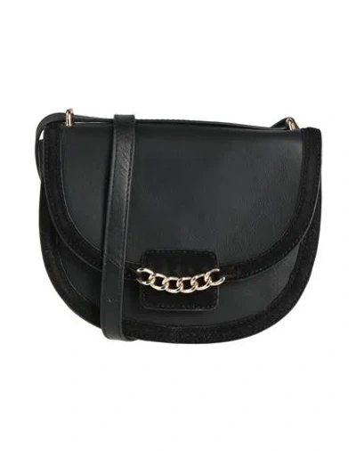Cosmoparis Woman Cross-body Bag Black Size - Cow Leather