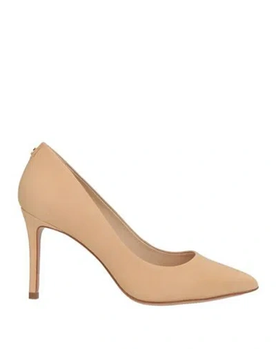Cosmoparis Woman Pumps Beige Size 7 Leather