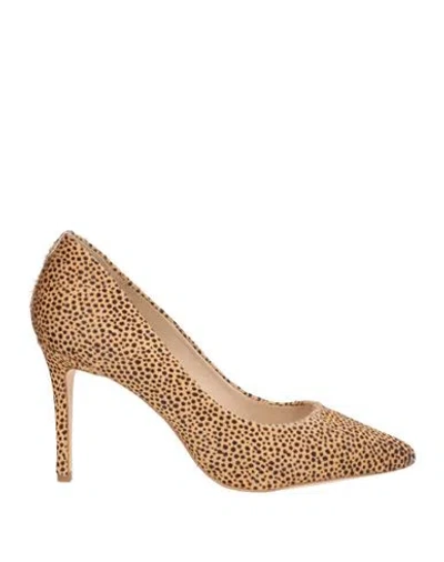 Cosmoparis Woman Pumps Sand Size 9 Leather In Beige