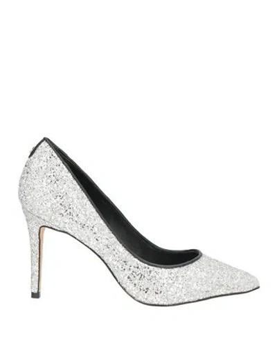 Cosmoparis Woman Pumps Silver Size 9 Textile Fibers