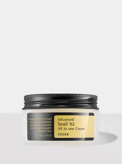Cosrx Advanced Snail 92 All-in-one Cream With Snail Mucin And Collagen For Moisturizing, Soothing & Anti-a In White