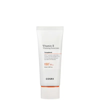 Cosrx Vitamin E Vitalizing Sunscreen Spf 50+ 50ml In White