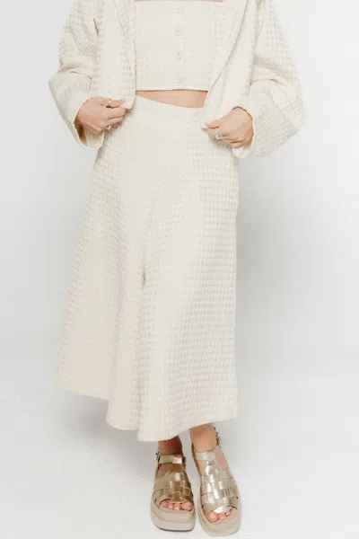 Cossac Skirt Culottes In Ecru In White