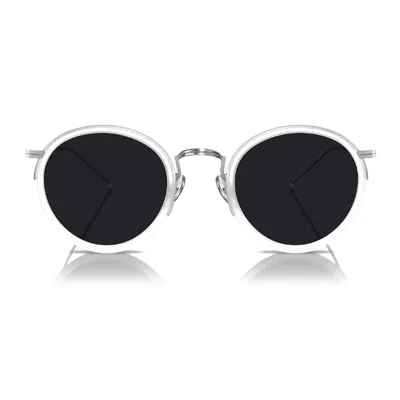 Cossino White Clara Women's Sunglasses In Black
