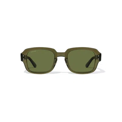 Cossino Women's Belize Mas Green Italian Acetate Sunglasses
