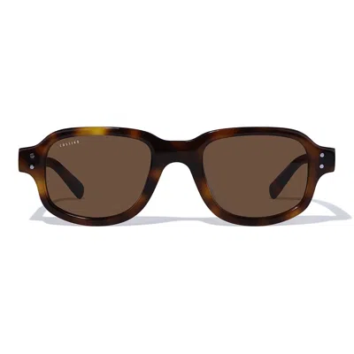 Cossino Women's Belize Tres Tortoiseshell Acetate Sunglasses