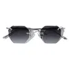 Cossino Women's Black Mykono Metal Hexagon Sunglasses In Black