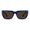 Cossino Women's Blue Monaco Cheri Navy Acetate Sunglasses In Blue