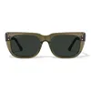 Cossino Women's Green Monaco Cheri Acetate Sunglasses In Green