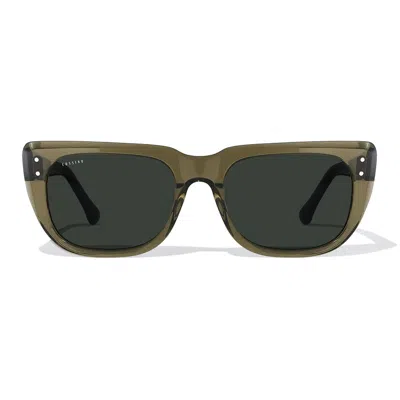 Cossino Women's Green Monaco Cheri Acetate Sunglasses