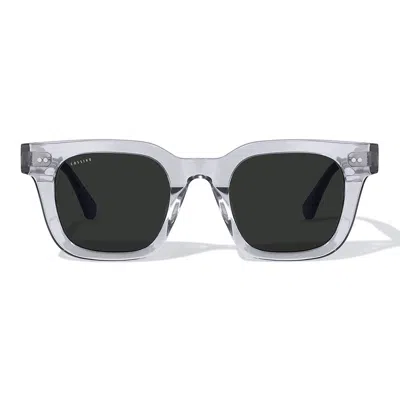 Cossino Women's Grey Belize Cuadra Clear Acetate Sunglasses In Gray