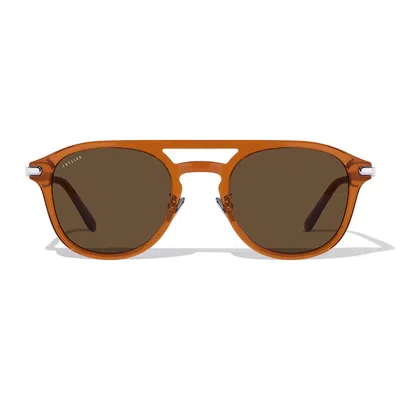 Cossino Women's Orange Belize Coast Acetate Sunglasses
