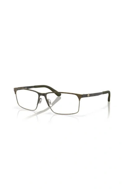Costa 54mm Rectangle Optical Glasses In Black
