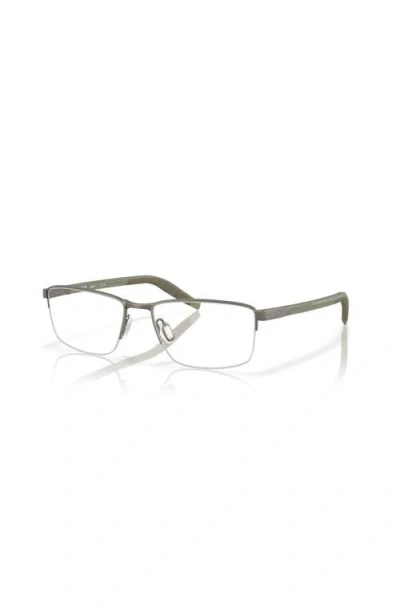 Costa 55mm Rectangle Optical Glasses In Metallic