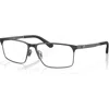 Costa 56mm Rectangle Optical Glasses In Black