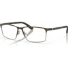 Costa 56mm Rectangle Optical Glasses In Brown