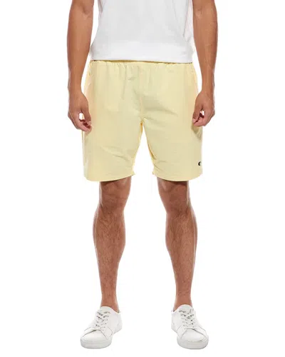 Costa Apparel Elastic Drawstring Boardshort In Yellow