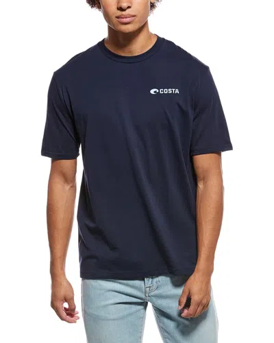 Costa Apparel Save A Shark T-shirt In Blue