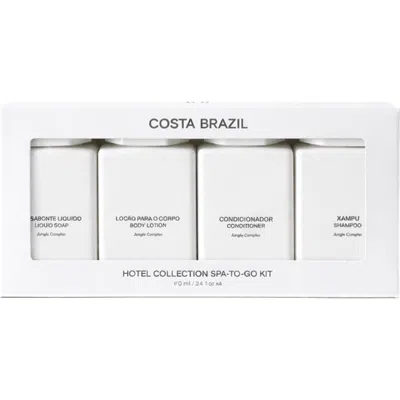 Costa Brazil Hotel Collection Spa To Go Kit In Transparent
