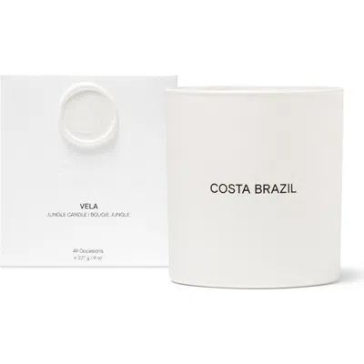 Costa Brazil Vela Jungle Candle 2 In White
