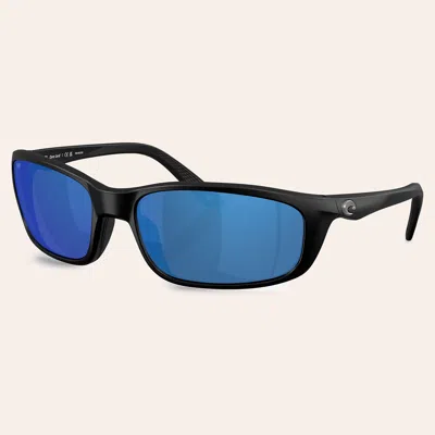 Costa Brine Ii Black & Blue Mirror Polarized Sunglasses