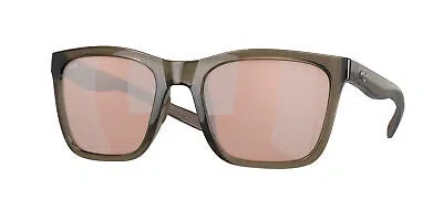 Pre-owned Costa Del Mar 06s 9037 Panga 258 Shiny Taupe Crystal 903714 Sunglasses In Silver