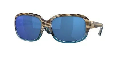 Pre-owned Costa Del Mar 06s 9041 Gannet 251 Shiny Wahoo Blue Mi 904114 Sunglasses