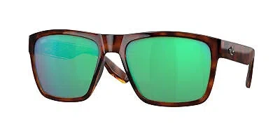 Pre-owned Costa Del Mar 06s 9050 Paunch Xl Tortoise Green Mirro 905006 Sunglasses