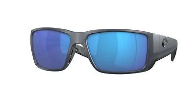 Pre-owned Costa Del Mar 06s 9078 Blackfin Pro 14 Matte Midnight 907807 Sunglasses In Blue