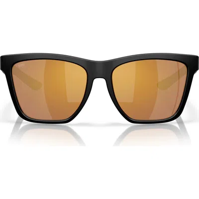 Costa Del Mar 57mm Polarized Mirrored Rectangular Sunglasses In Multi