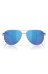 Costa Del Mar 57mm Polarized Pilot Sunglasses In Blue