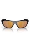 Costa Del Mar 57mm Polarized Rectangular Sunglasses
