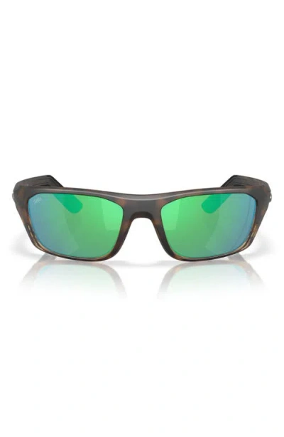 COSTA DEL MAR COSTA DEL MAR 57MM POLARIZED RECTANGULAR SUNGLASSES