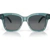 Costa Del Mar 57mm Polarized Square Sunglasses In Green