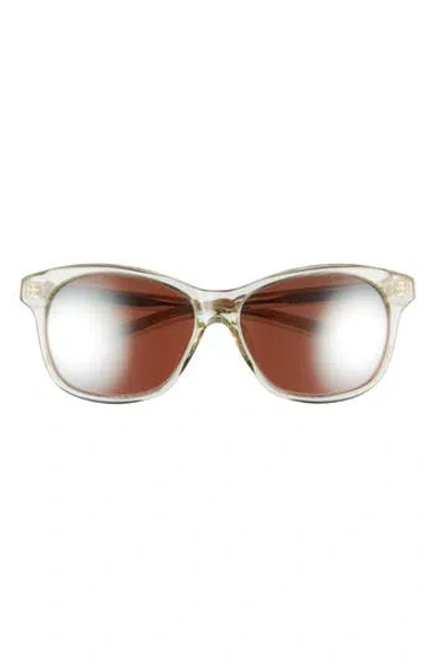 Costa Del Mar 57mm Round Sunglasses In Brown