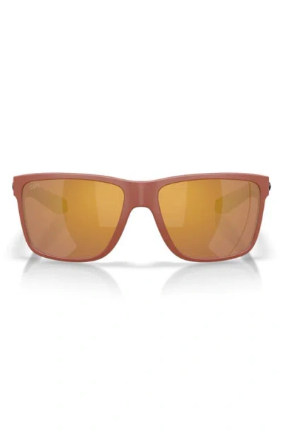 Costa Del Mar 58mm Broadbill Ii Polarized Rectangle Sunglasses In Pattern