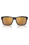 Costa Del Mar 58mm Polarized Sqaure Sunglasses In Tortoise/gold Mirror 580g