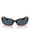 Costa Del Mar 59mm Wraparound Sunglasses In Multi