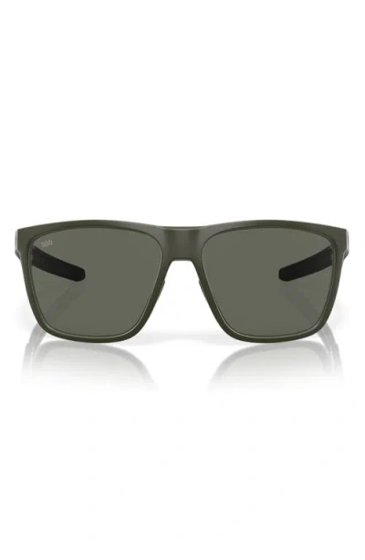 COSTA DEL MAR COSTA DEL MAR 62MM POLARIZED SQUARE SUNGLASSES