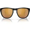 Costa Del Mar 62mm Square Sunglasses In Matte Black/gold Mirror 580g